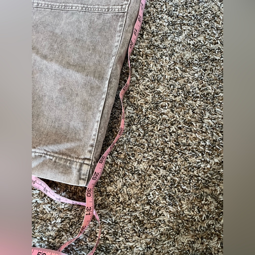 GAP High-Rise Pull-On Wide-Leg Utility Jeans — Taupe Brown - Picture 3 of 6